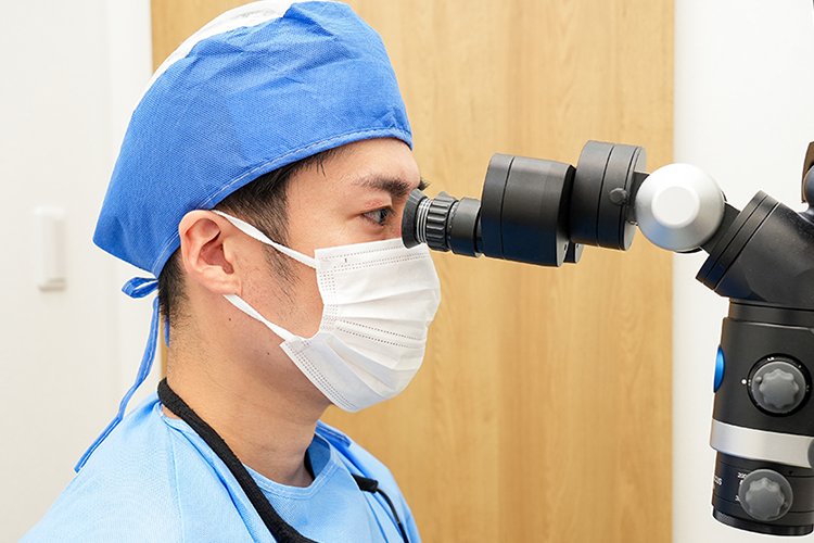 先進の設備を導入し、正確な検査、診断